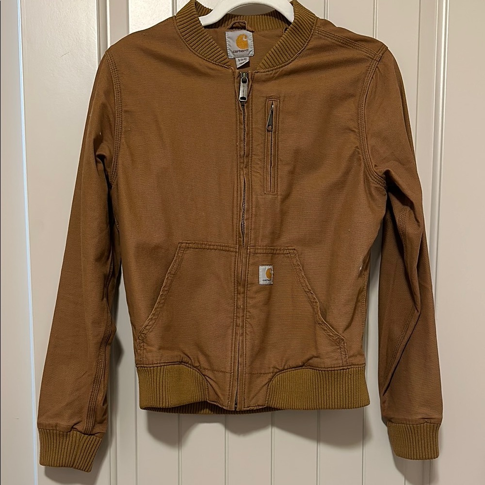 Carhartt Brown Zip-Up Jacket